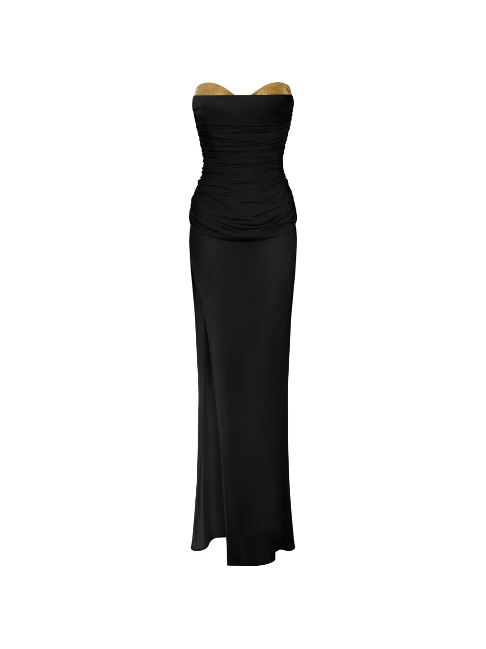 Elisabetta Franchi draped detailing dress - Nero