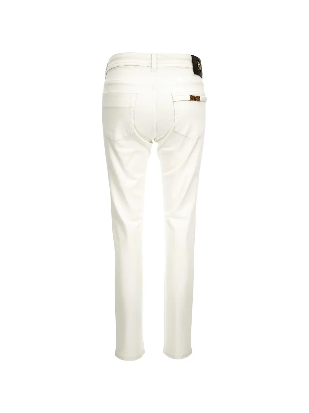  Versace Jeans Couture Vaqueros Con Trabillas - Blanco 