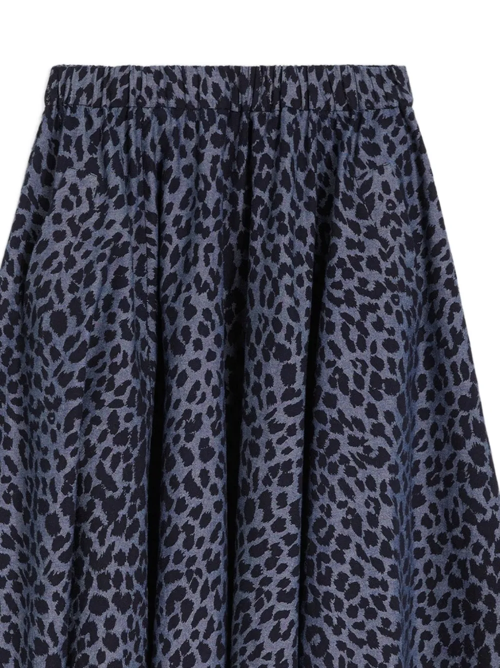  Aspesi Animal-print Skirt - Blue 