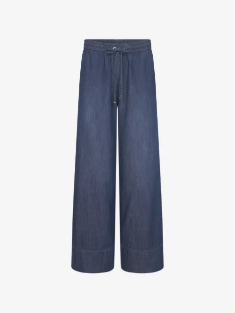 Seductive pantalones palazzo con cordones