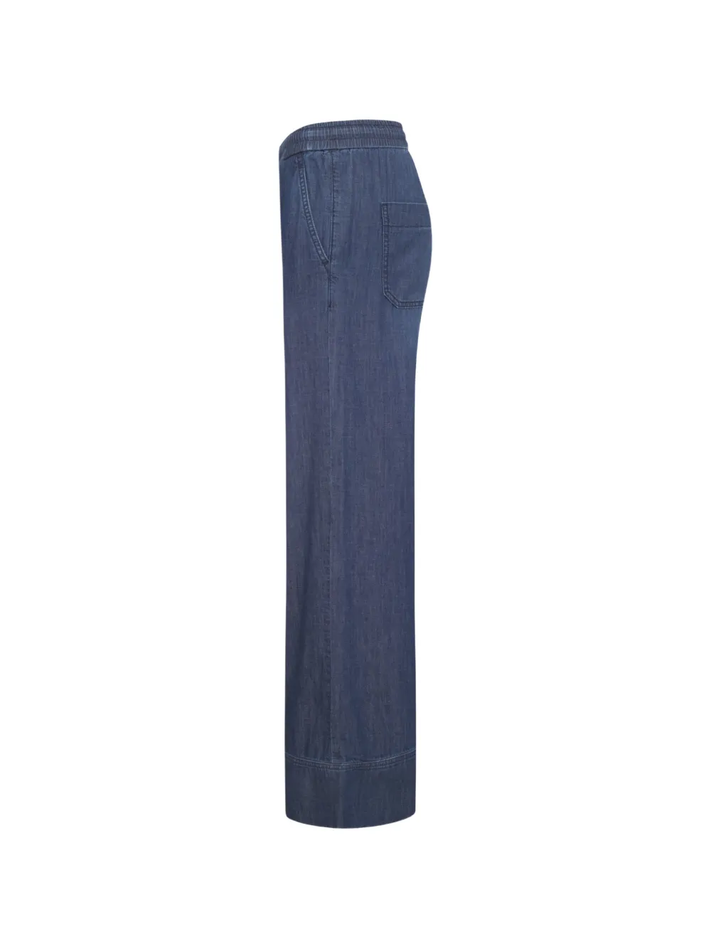  Seductive Pantalones Palazzo Con Cordones - Azul 