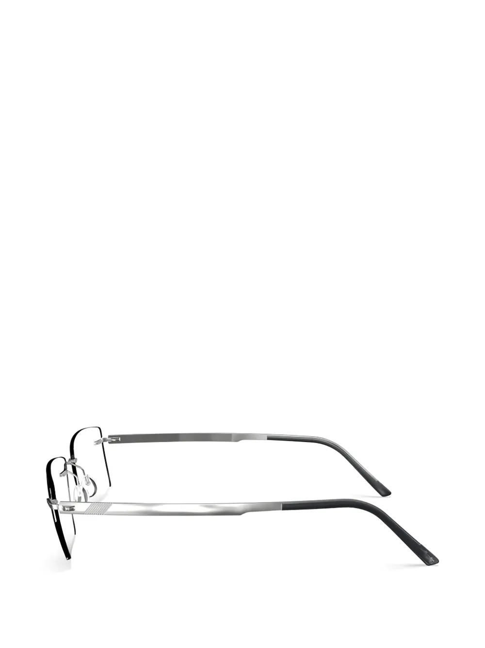 Silhouette Gafas Con Montura Rectangular - Gris 