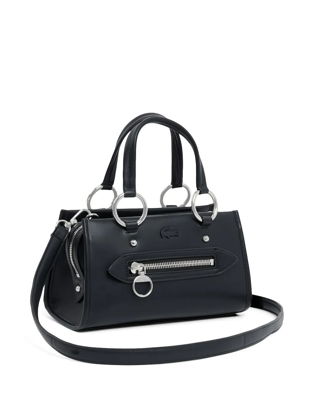 Lacoste Celys tas met ringdetail en handvat Zwart