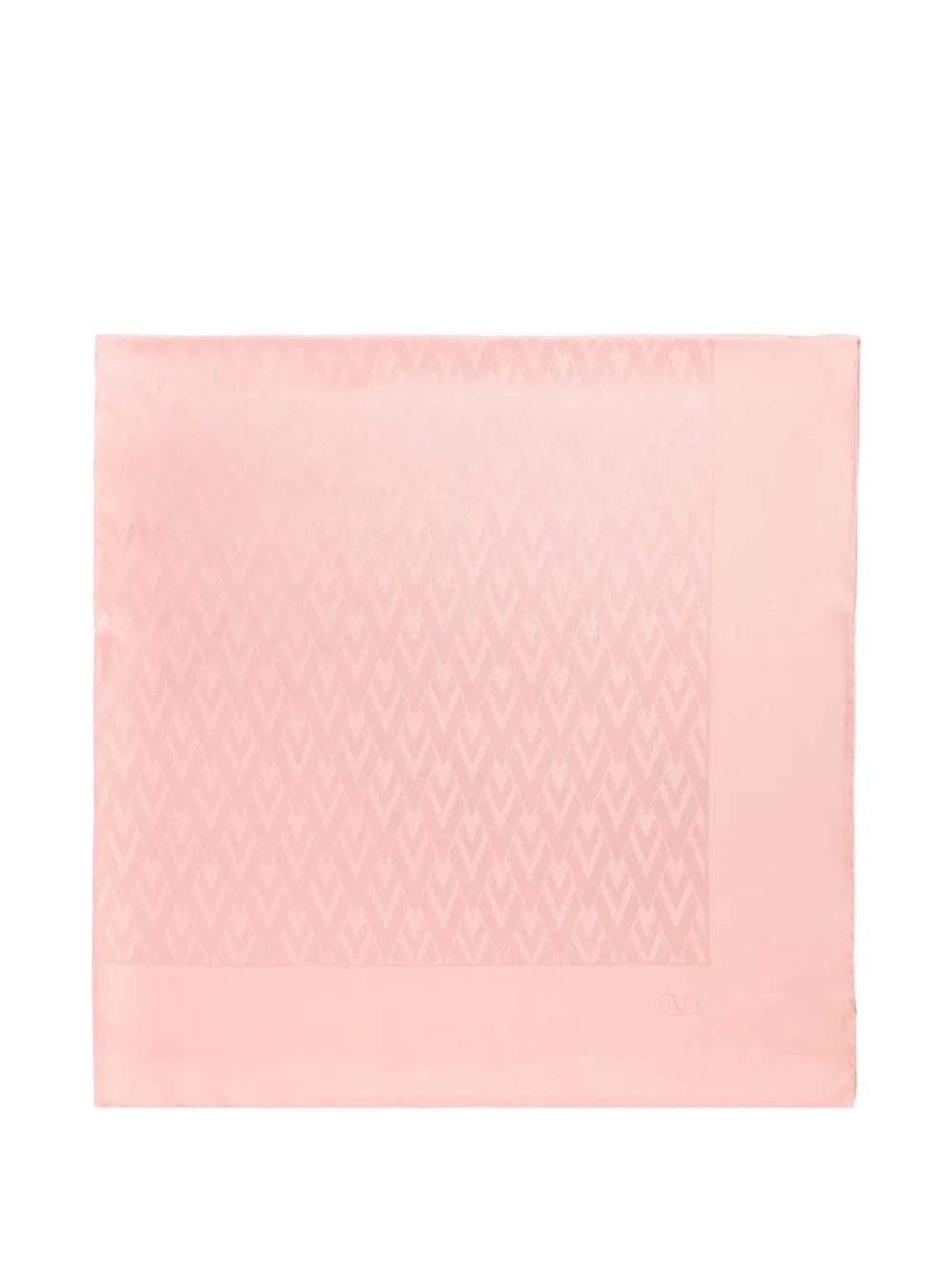 Valentino Garavani logo-detail scarf - Pink