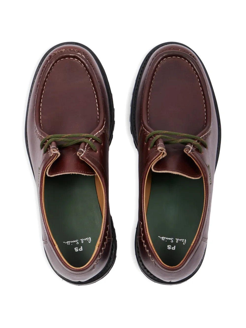 PS Paul Smith Rango derby schoenen met logopatch Bruin