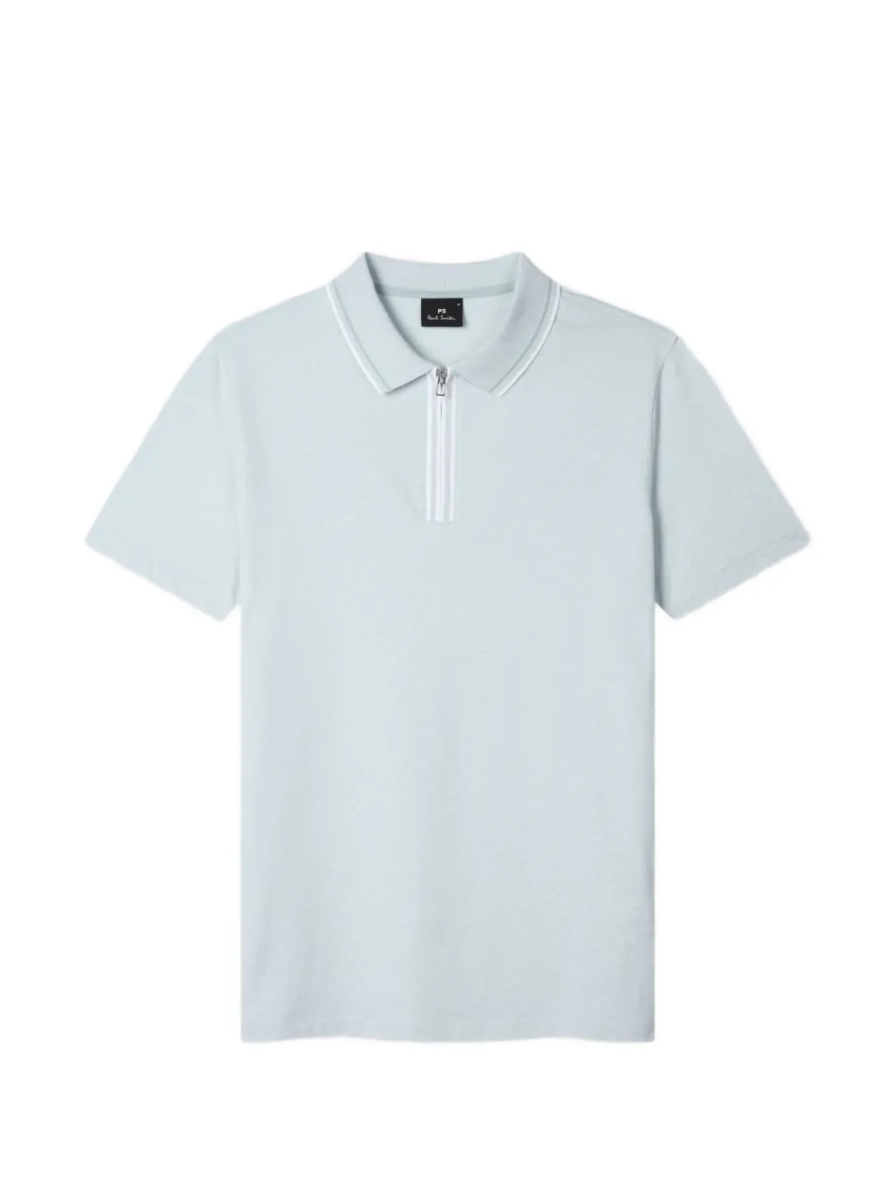 PS Paul Smith Poloshirt met ritskraag Blauw