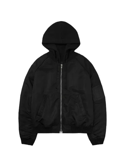 Juun.J hooded bomber jacket