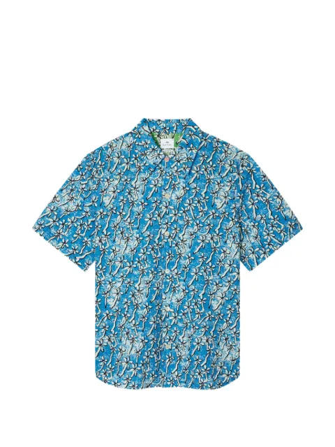 PS Paul Smith camisa con estampado floral y botones