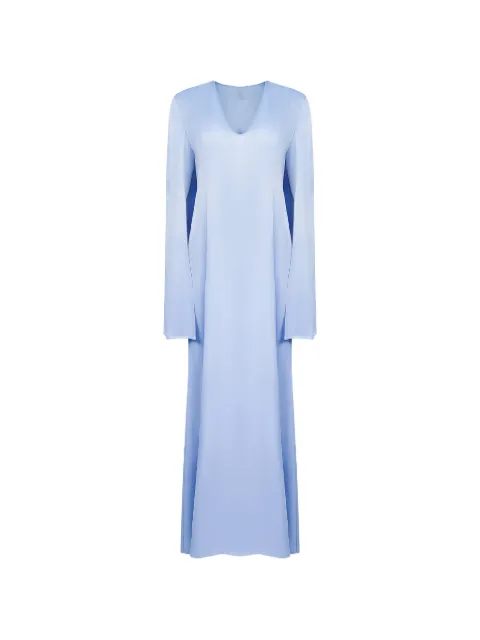 TWINSET vestido manga larga con cuello en V