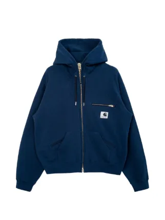 Sacai x Carhartt WIPfront-zip Hoodie | Blue | FARFETCH