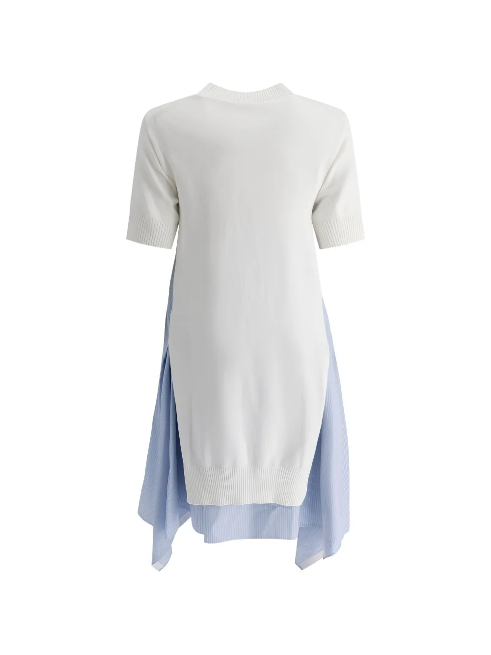 sacai Gelaagde jurk Wit