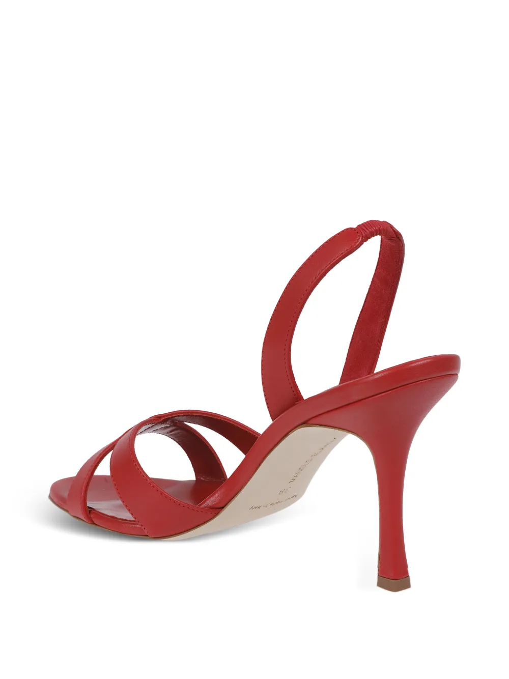 Manolo Blahnik Callasli sandalen Rood