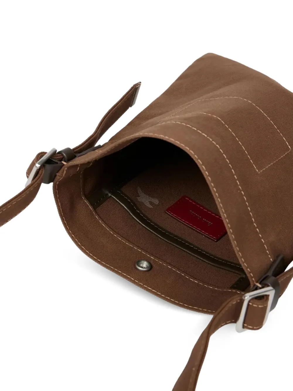 Text-Print Messenger Bag