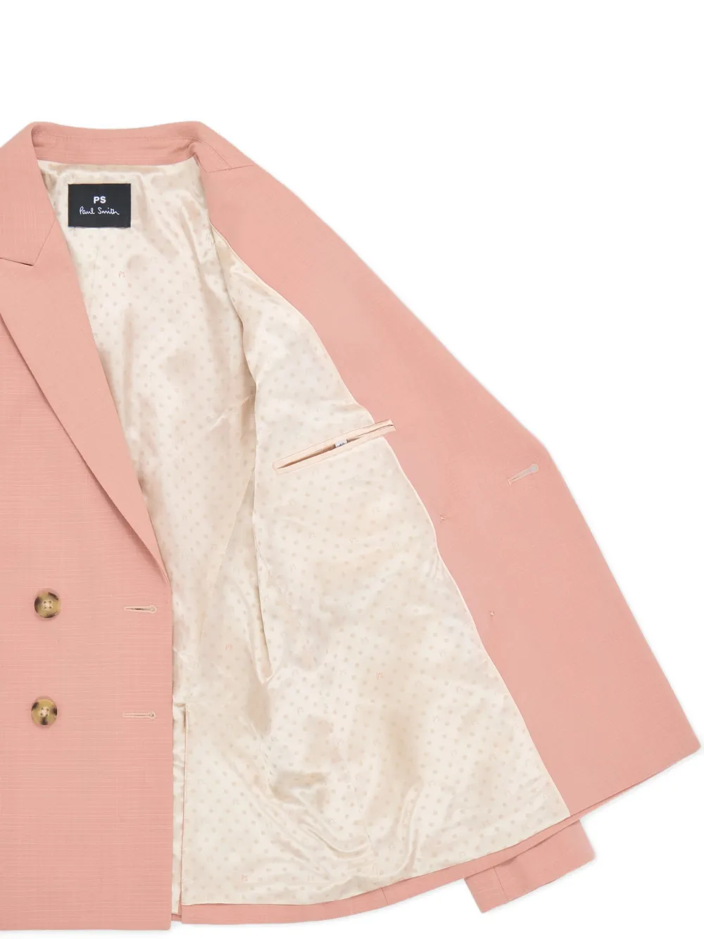 PS Paul Smith Blazer met dubbele rij knopen Roze