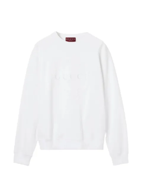 Gucci embossed sweatshirt