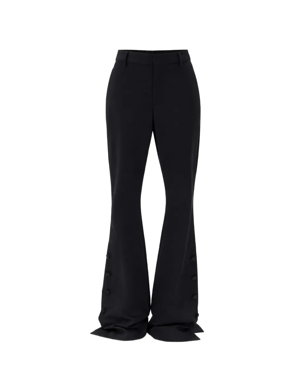 Ann Demeulemeester Enya buttoned bootcut trousers - Nero