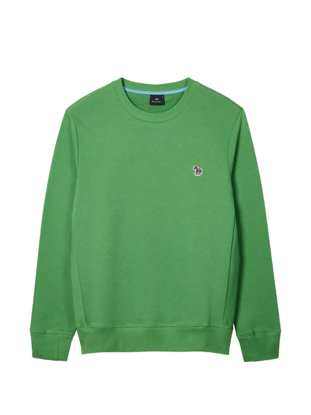 PS Paul Smith Sweater met zebra-patroon en ronde hals Groen