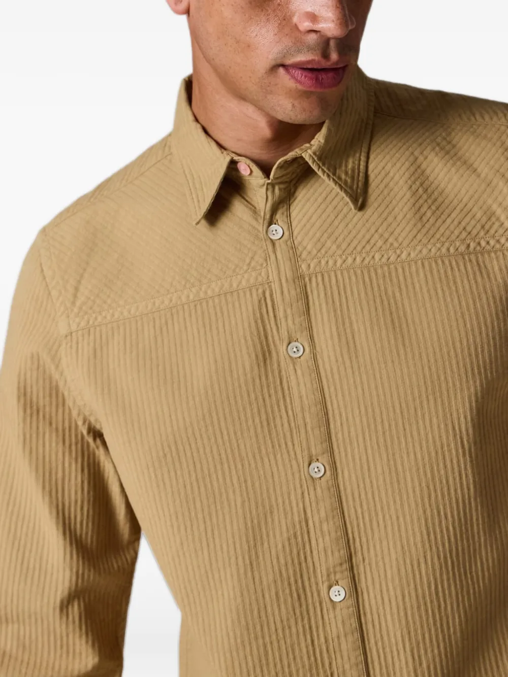 PS Paul Smith Overhemd met textuur Beige