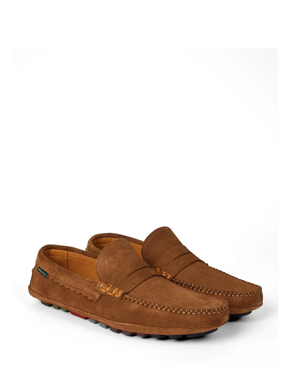 PS Paul Smith stitching trim loafers Bruin