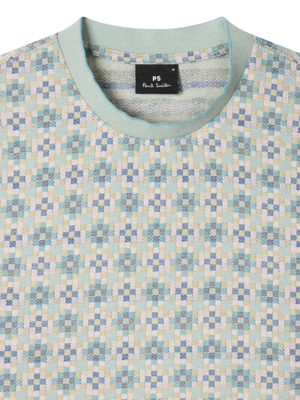  Ps Paul Smith Geo Tile Patterned Short-sleeve T-shirt - Blue 