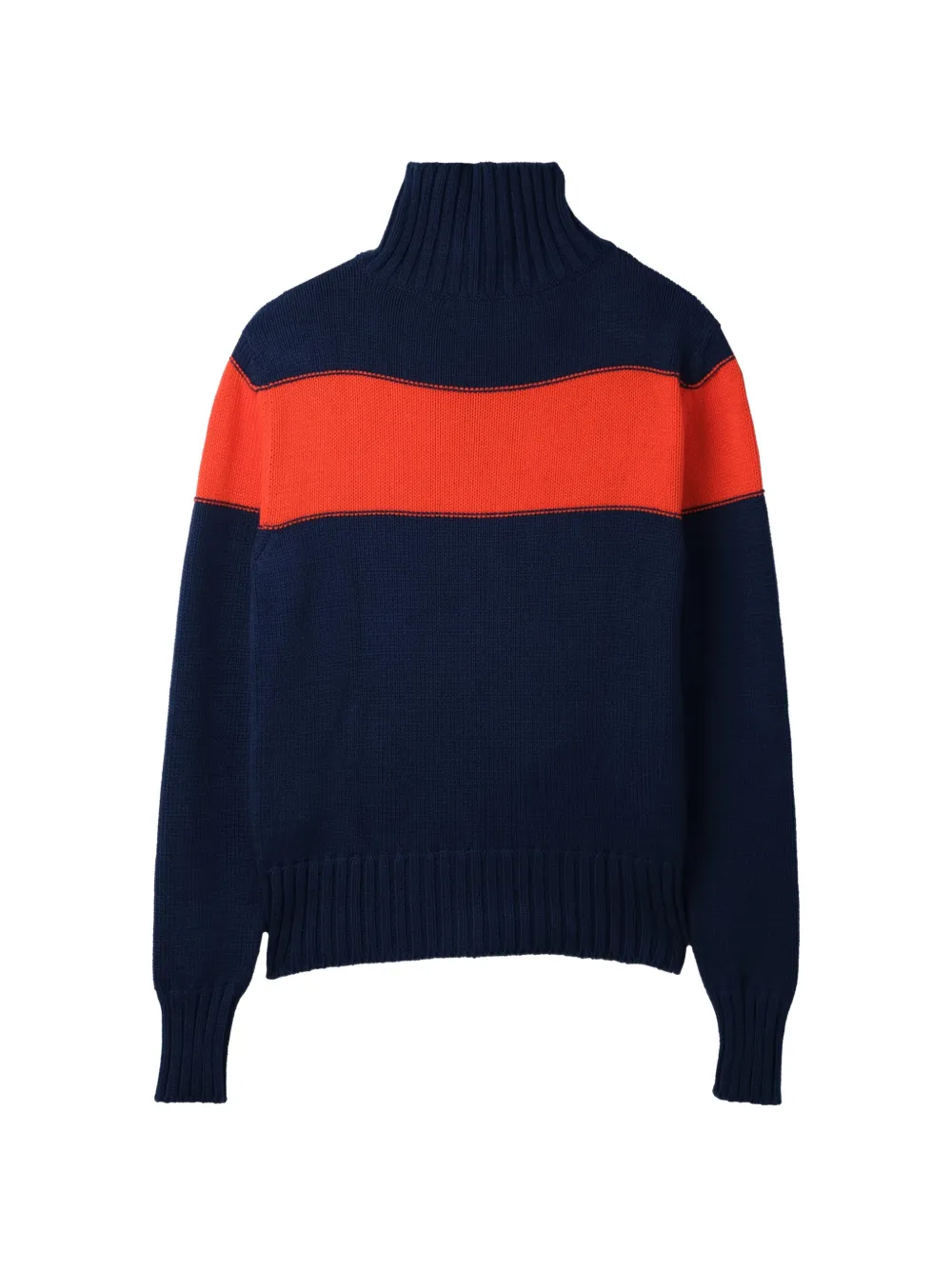 Edward Cuming Maglione a righe - Blu