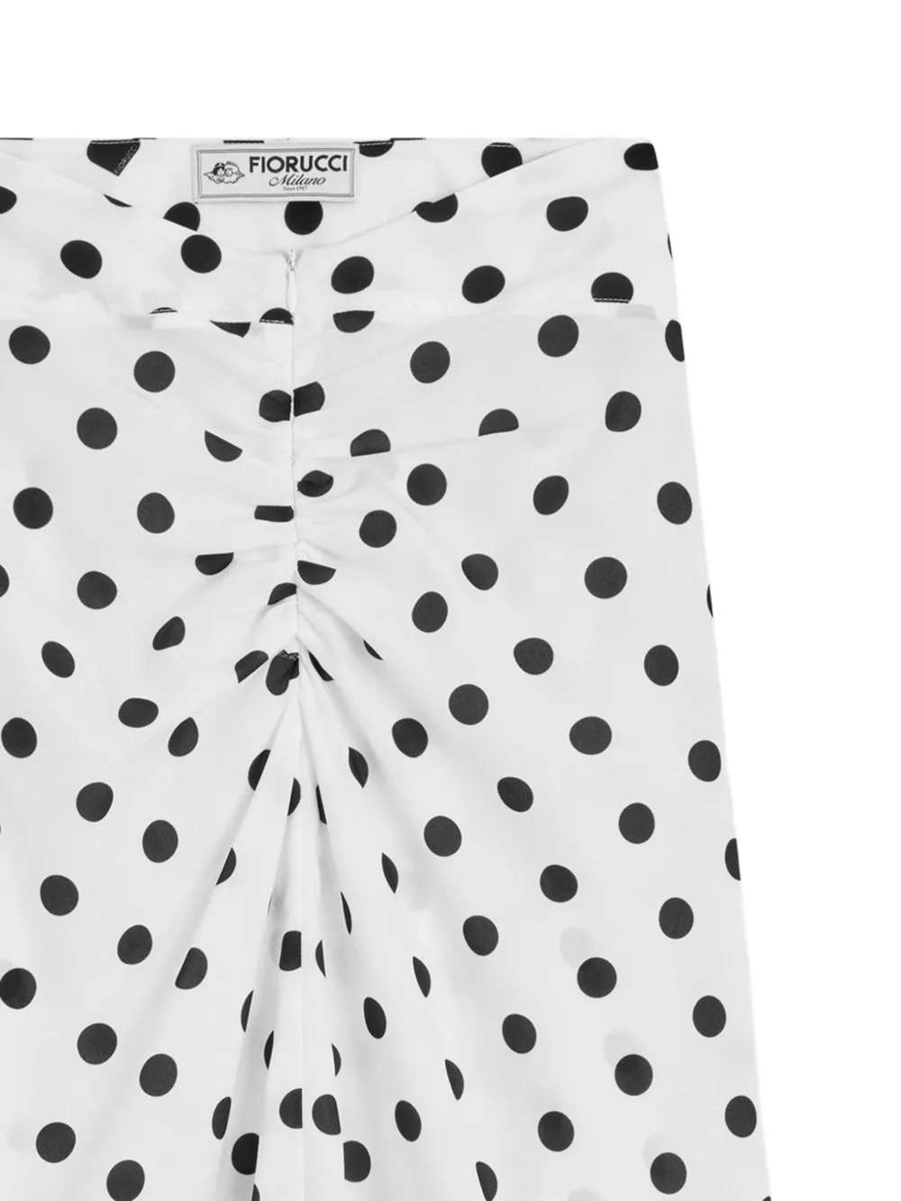  Fiorucci Polka-dot Midi Skirt - White 