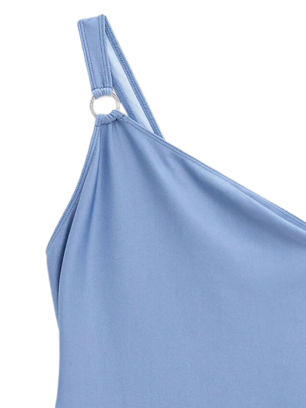 Filippa K Asymmetric-neck Ring-detail Swimsuit - Blue 