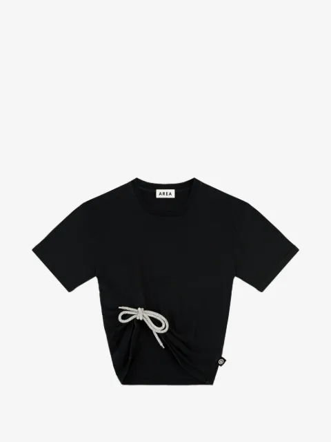 AREA playera con detalles de cristal