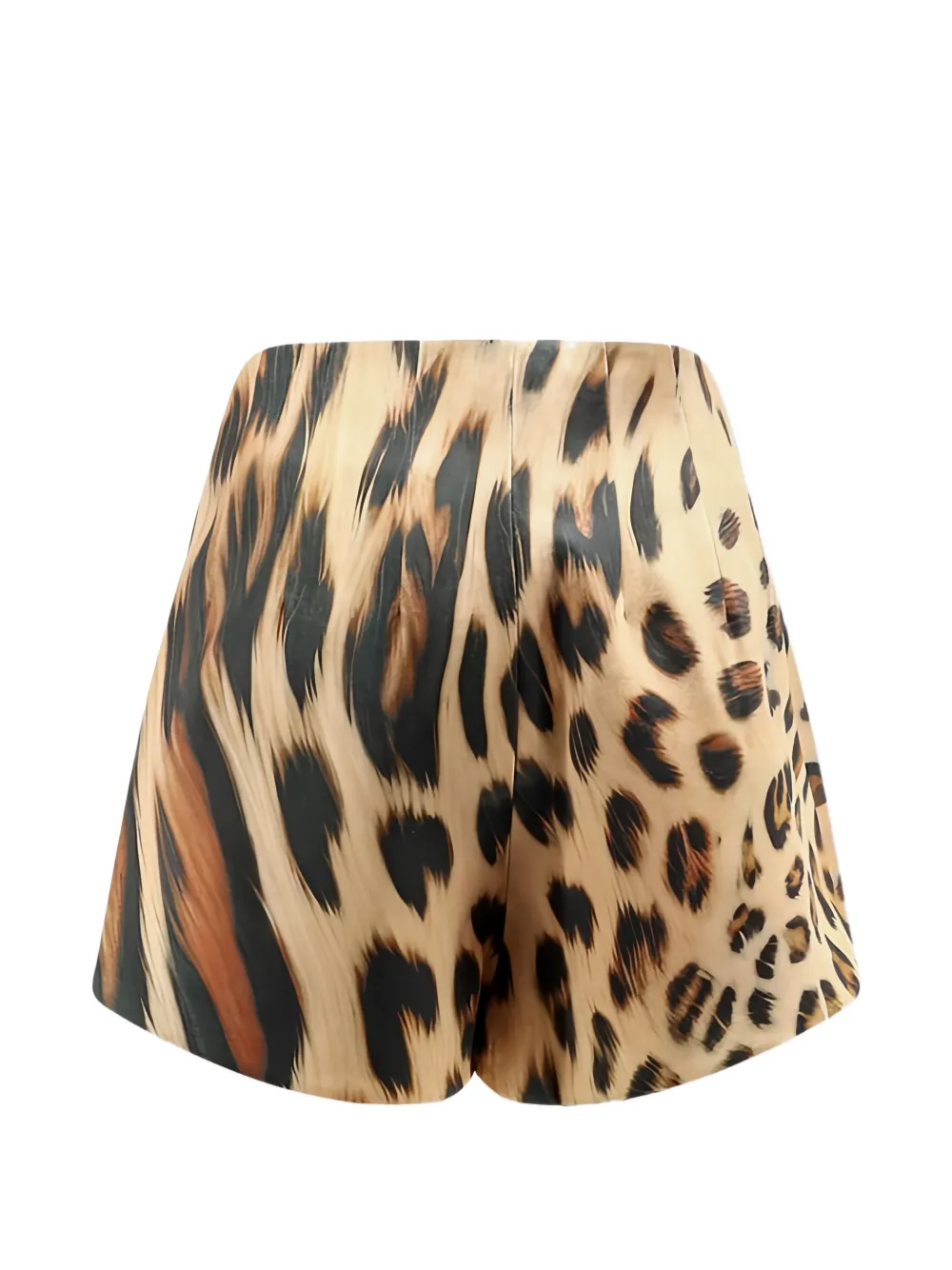  Retrofete Marie Animal-print Shorts - Neutrals 