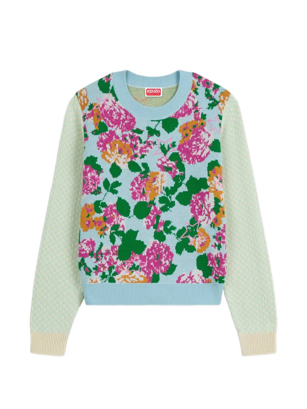 Kenzo floral crew-neck sweater - Verde