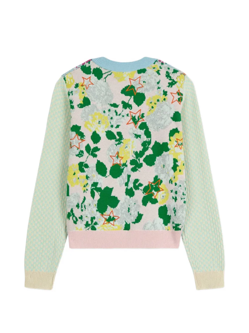  Kenzo Floral Crew-neck Sweater - Green 