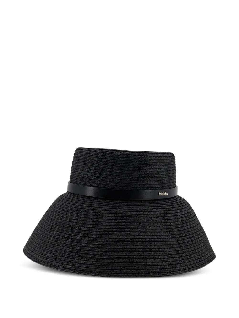 Max Mara band-trim hat - Schwarz