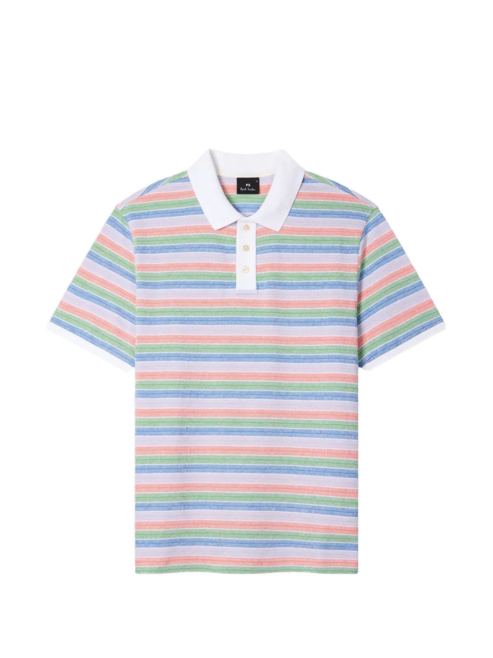 PS Paul Smith striped polo shirt - Blau
