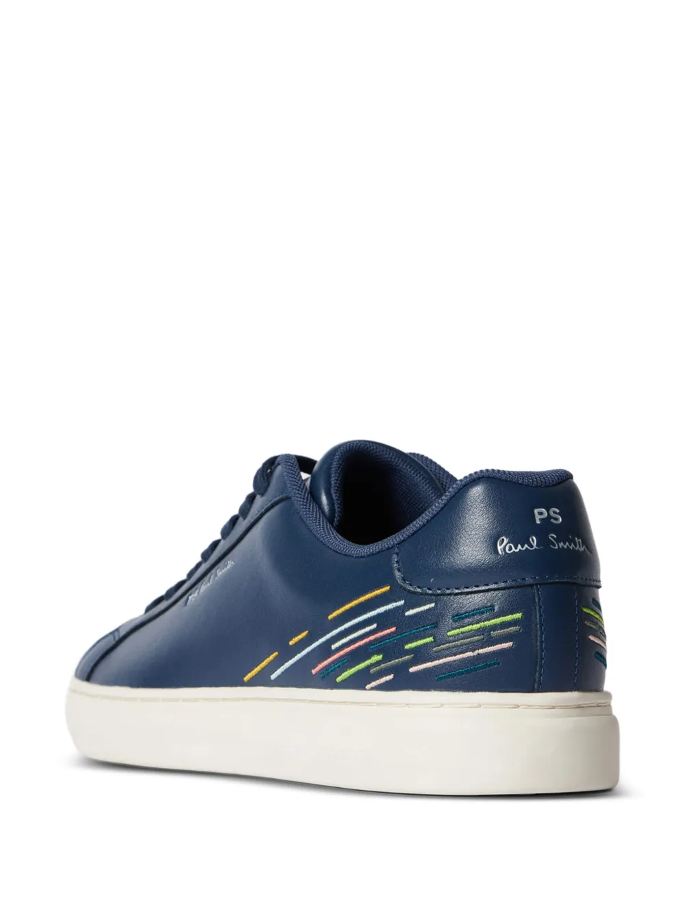 PS Paul Smith Rex side-stripe sneakers Blauw