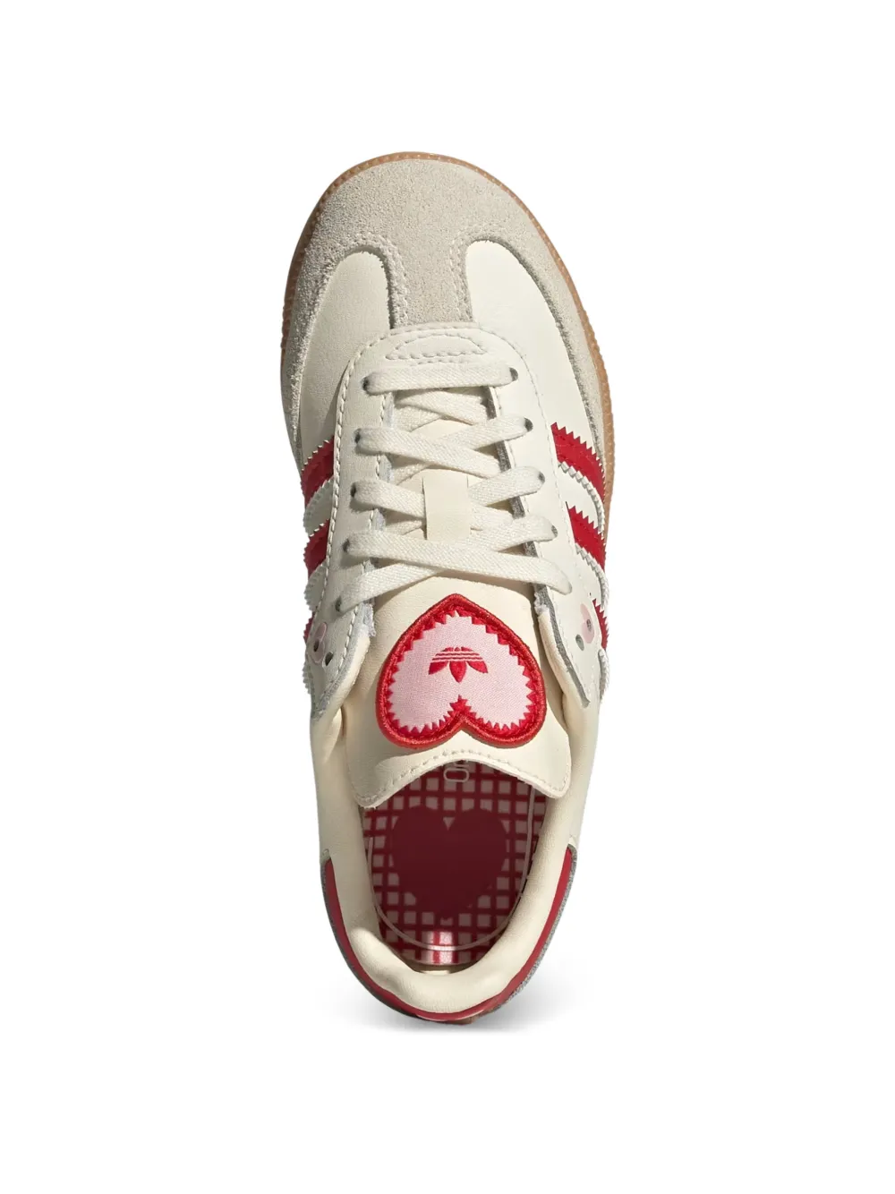 adidas Samba OG sneakers met hartpatroon Beige