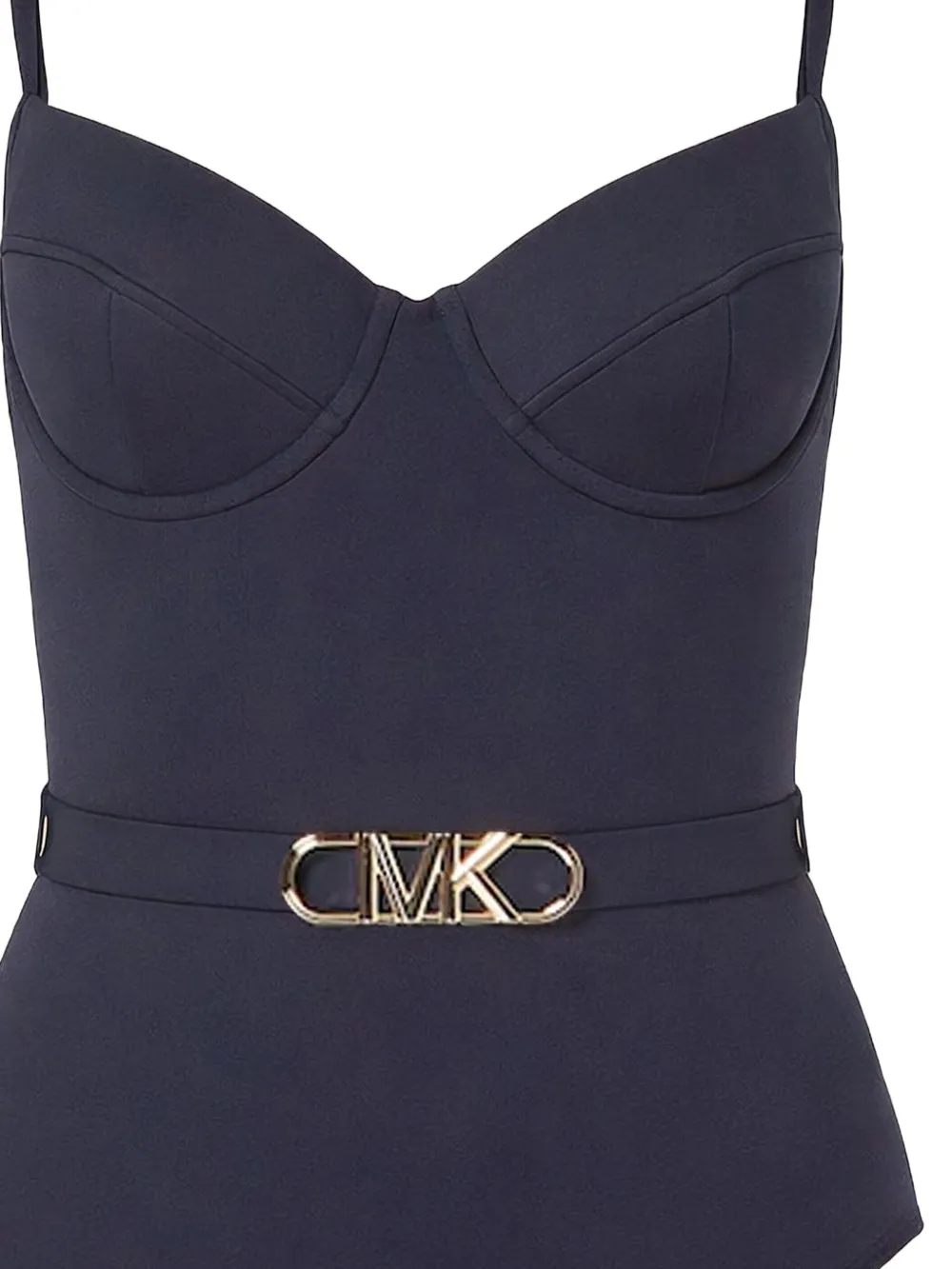 Michael Kors Badpak met logoplakkaat Blauw