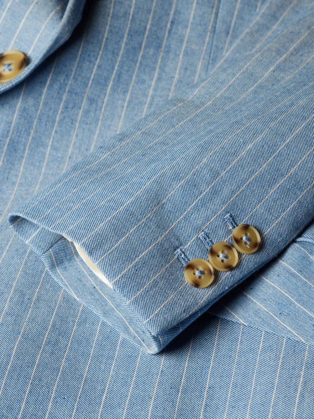  Ps Paul Smith Pinstripe Blazer - Blue 