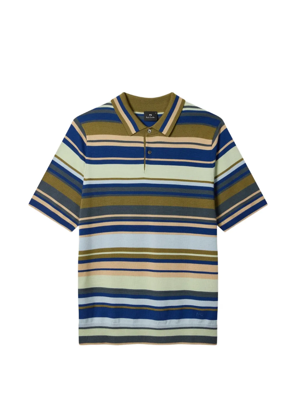 PS Paul Smith striped polo shirt - Verde