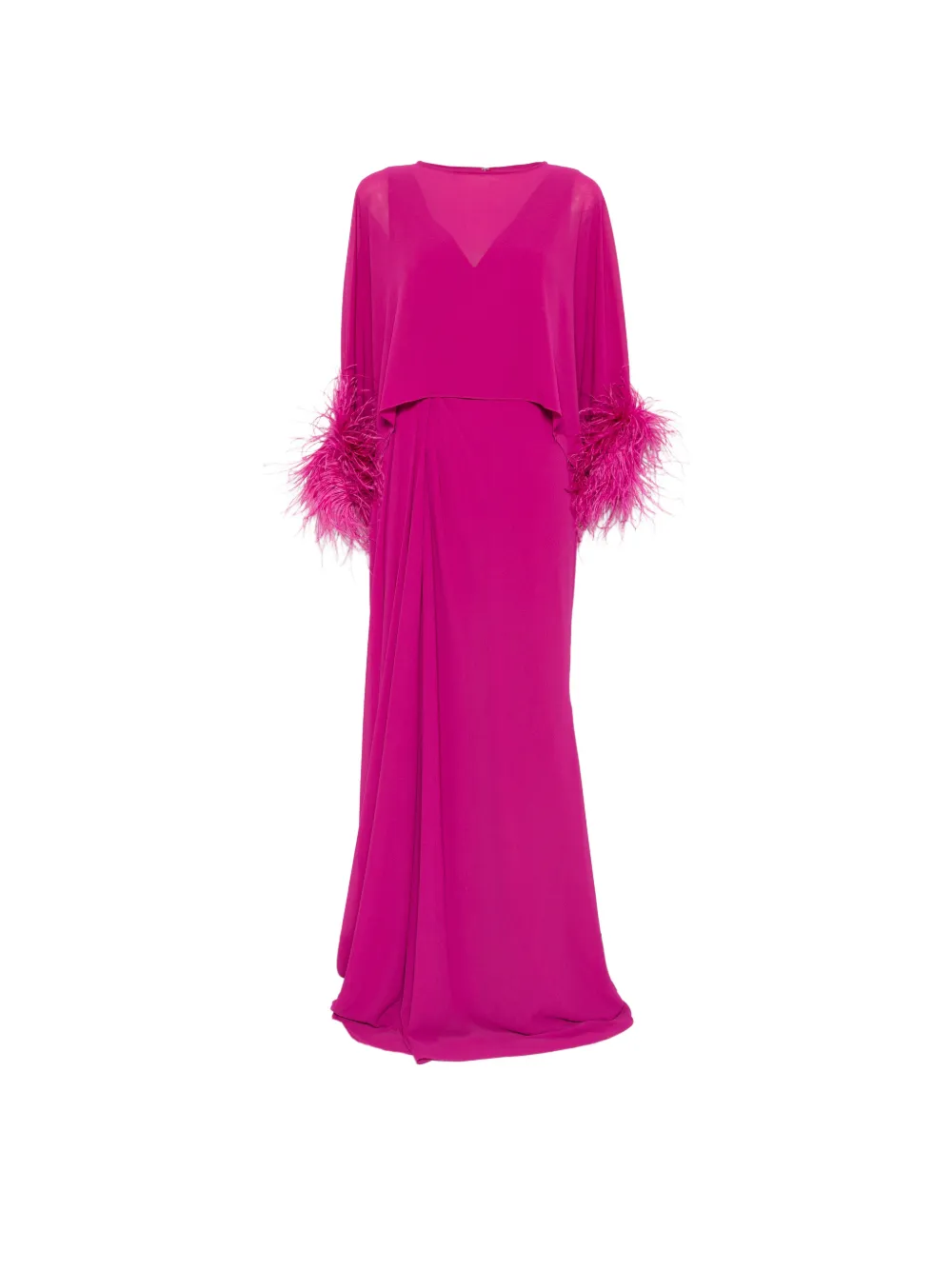 AIRE textured-detail maxi dress set - Rosa