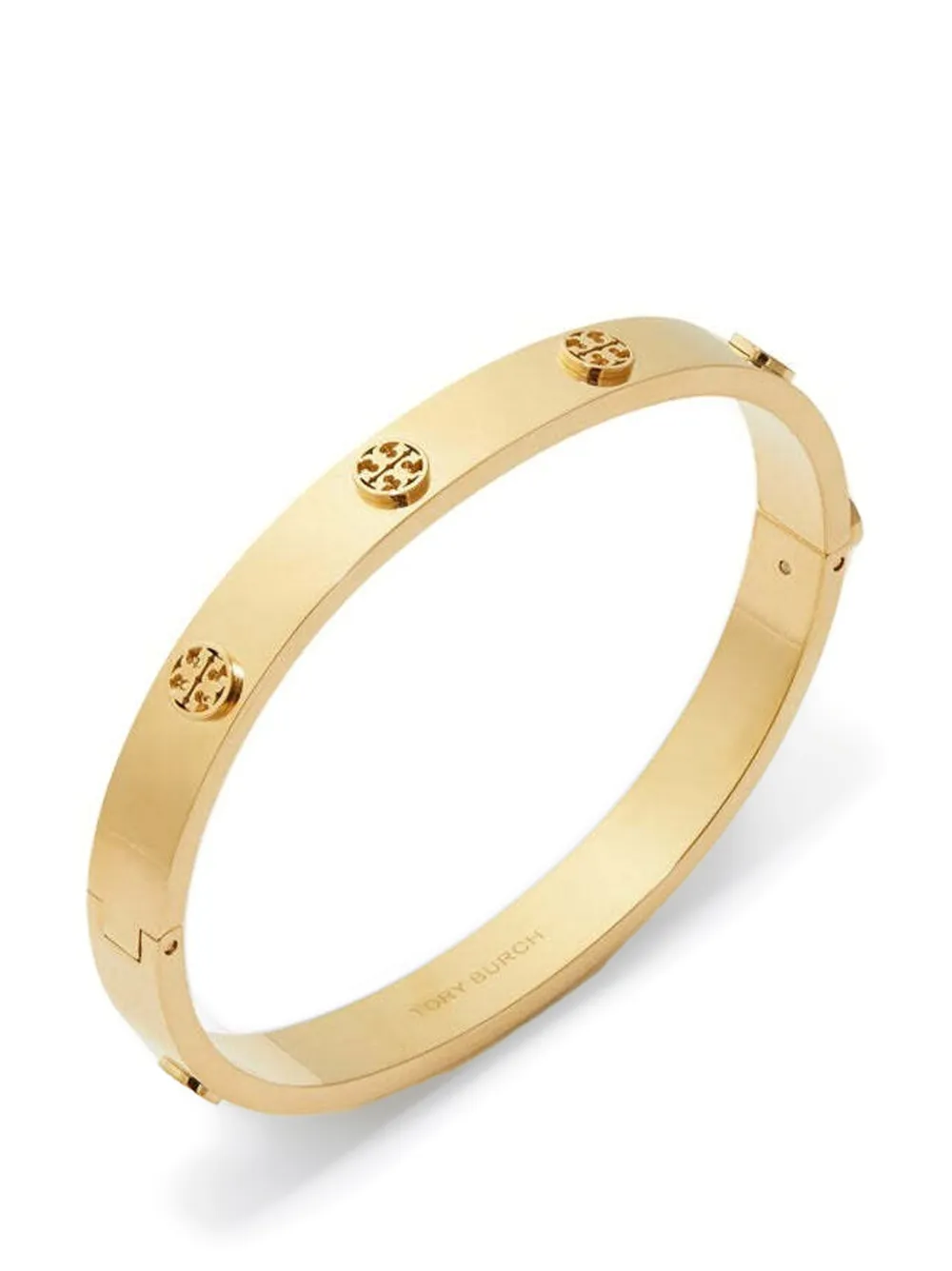  Tory Burch Miller Icon Hinge Bracelet - Gold 