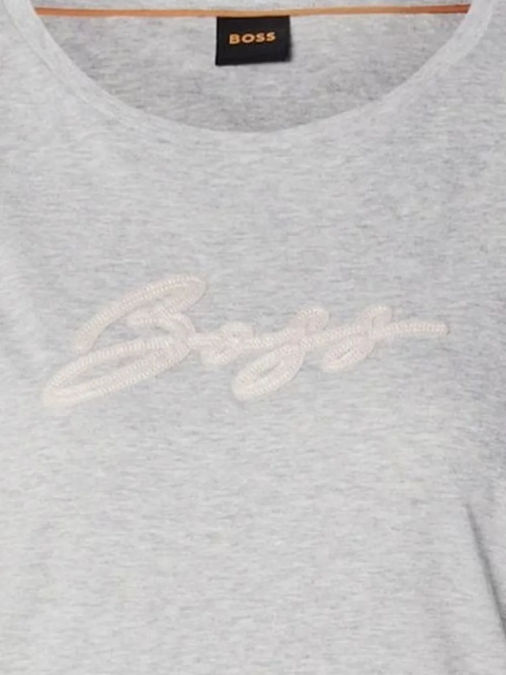  Boss Cotton Logo T-shirt - Grey 