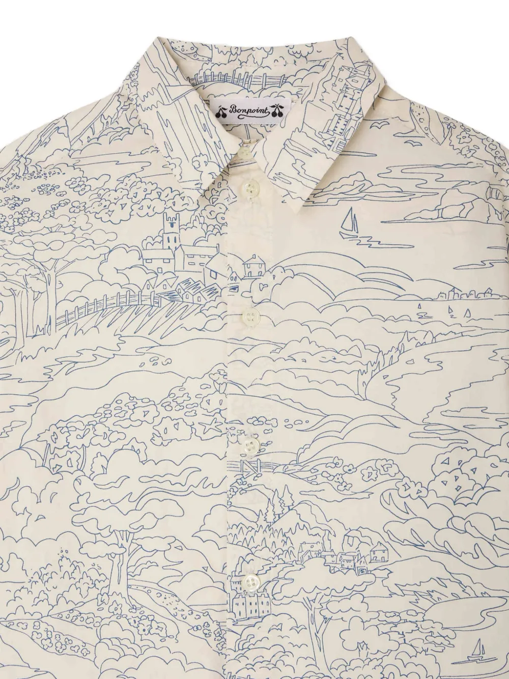  Bonpoint Erian Printed Shirt - Neutrals 