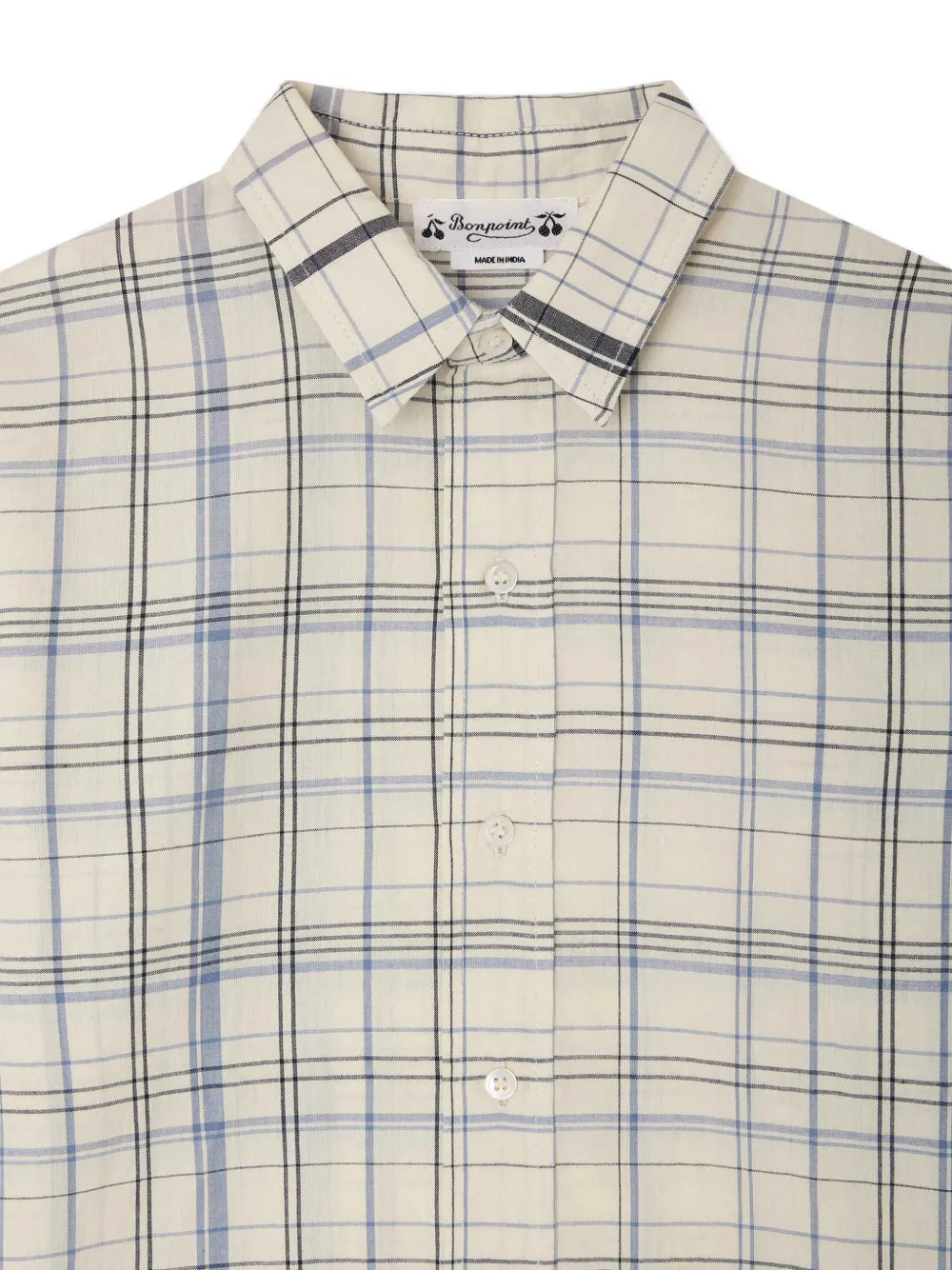  Bonpoint Daho Checked Shirt - Neutrals 