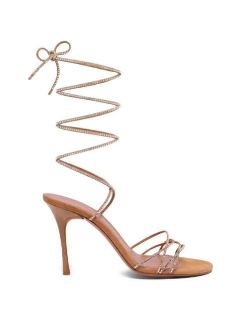 Amina Muaddi Lori lace-up sandals