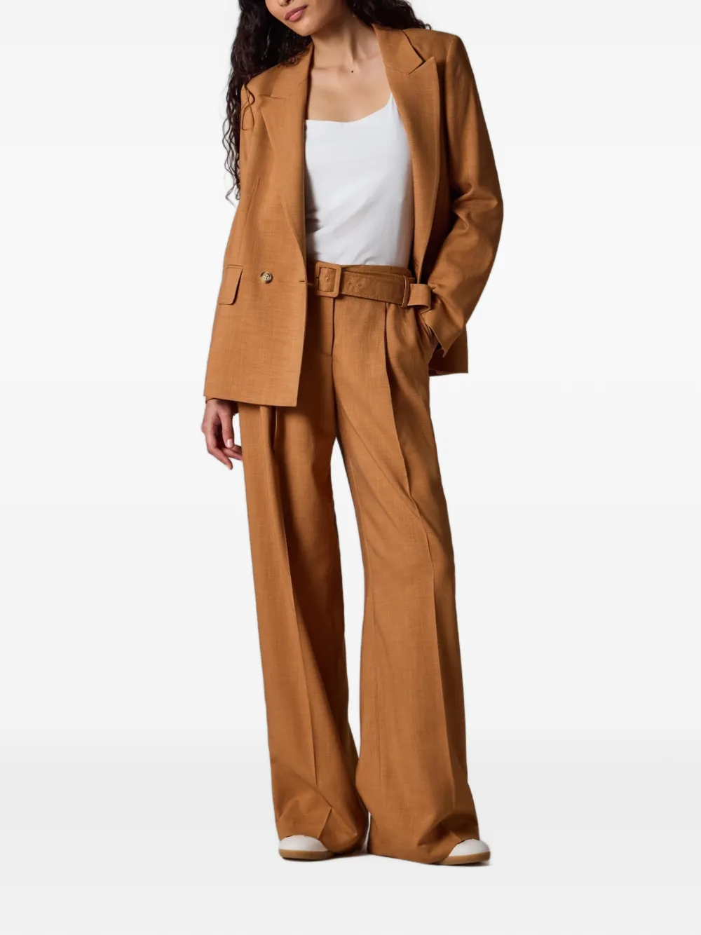 PS Paul Smith Blazer met dubbele rij knopen Bruin