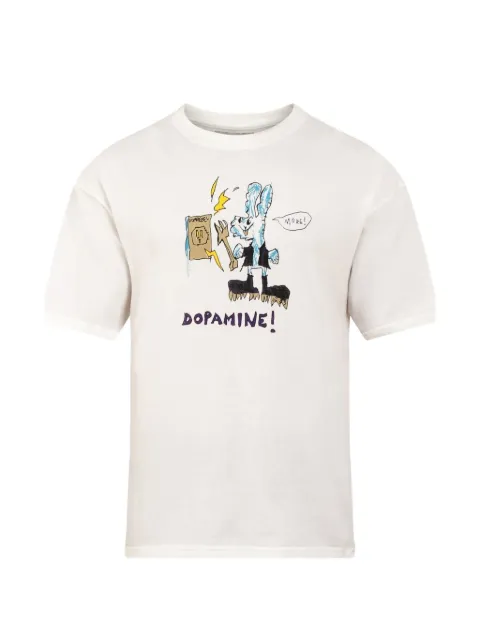 DOMREBEL 아이비 그래픽 프린트 티셔츠