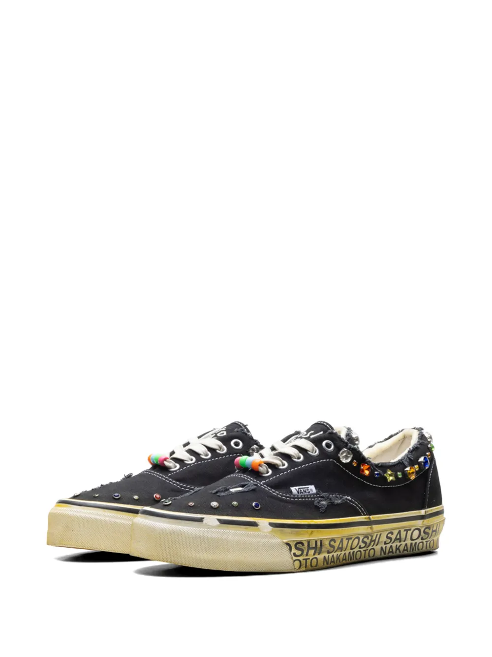 Vans x Satoshi Nakamoto OTW Era 95 Lucky Charm sneakers Zwart