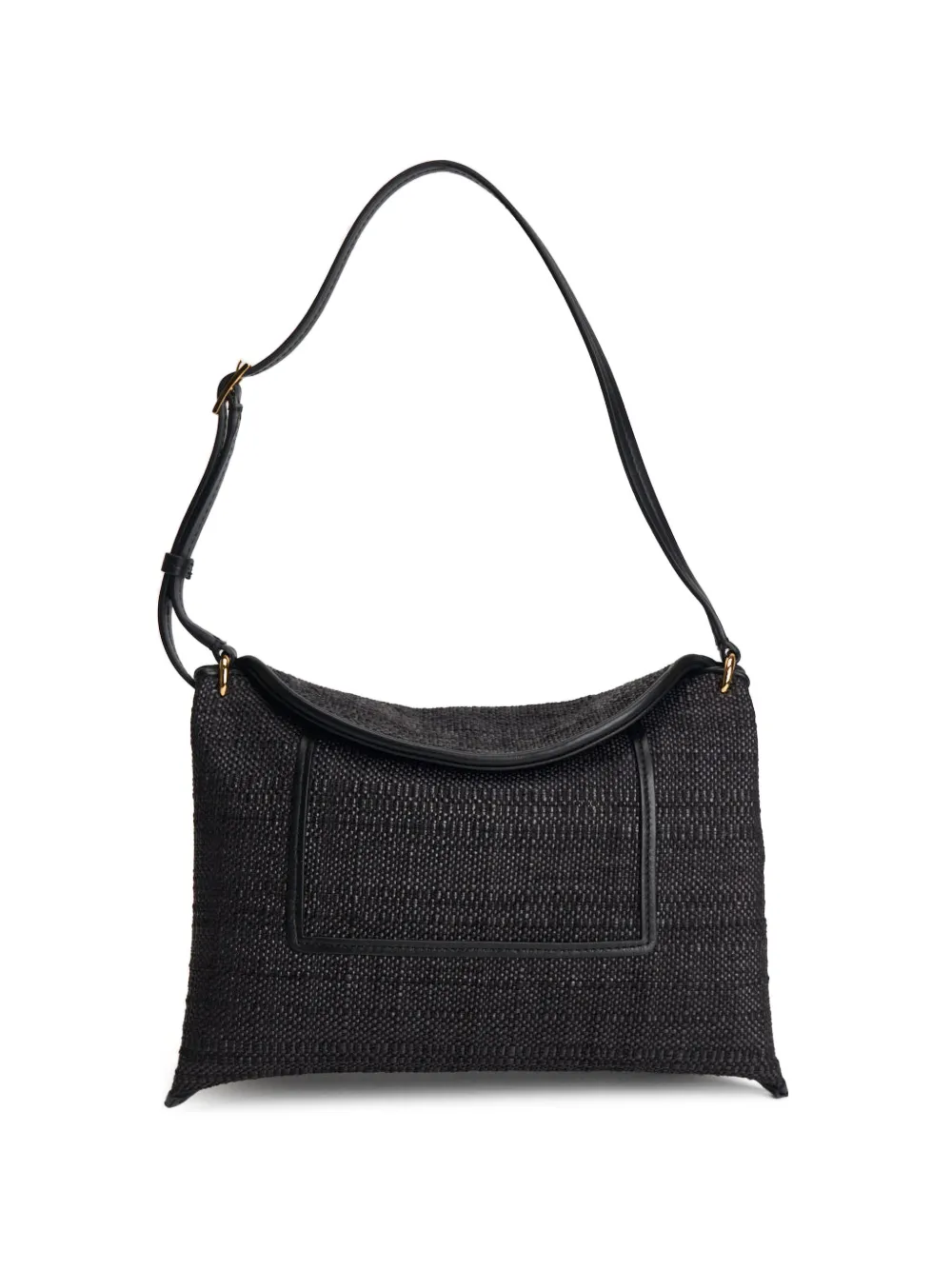 Wandler Penelope woven shoulder bag - Nero