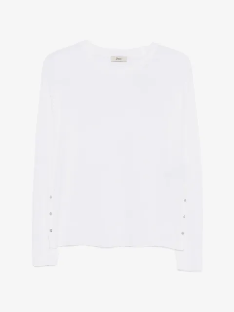 Herno press-stud raglan-sleeve sweater