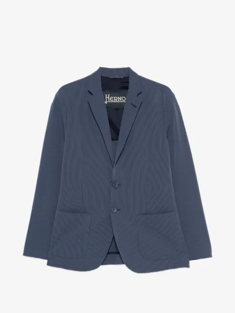 Herno blazer à revers crantés